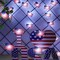 10FT American Flag LED String Lights with Remote, 8 Mode Waterproof Battery Operated Patriotic Fairy Lights for Indoor and Outdoor